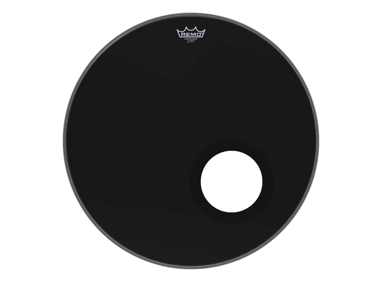 Remo P3-1022-ES-DM Powerstroke Ebony Frontsk. m/ 5 Hull 22 